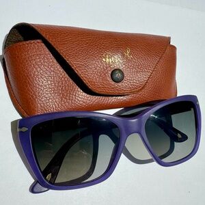 PERSOL Sunglasses Women's Cateye Blue 3023-S Handmade in Italy